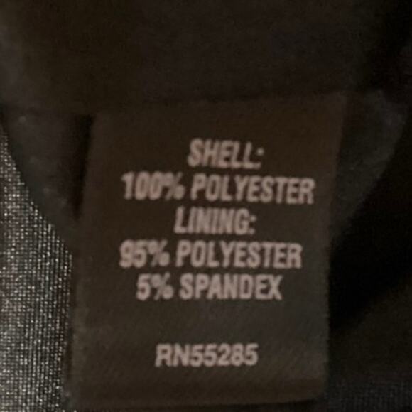 Express Black Strapless Sweetheart Pleated Mesh Cocktail A Line Mini Dress Sz 2 - Picture 6 of 6